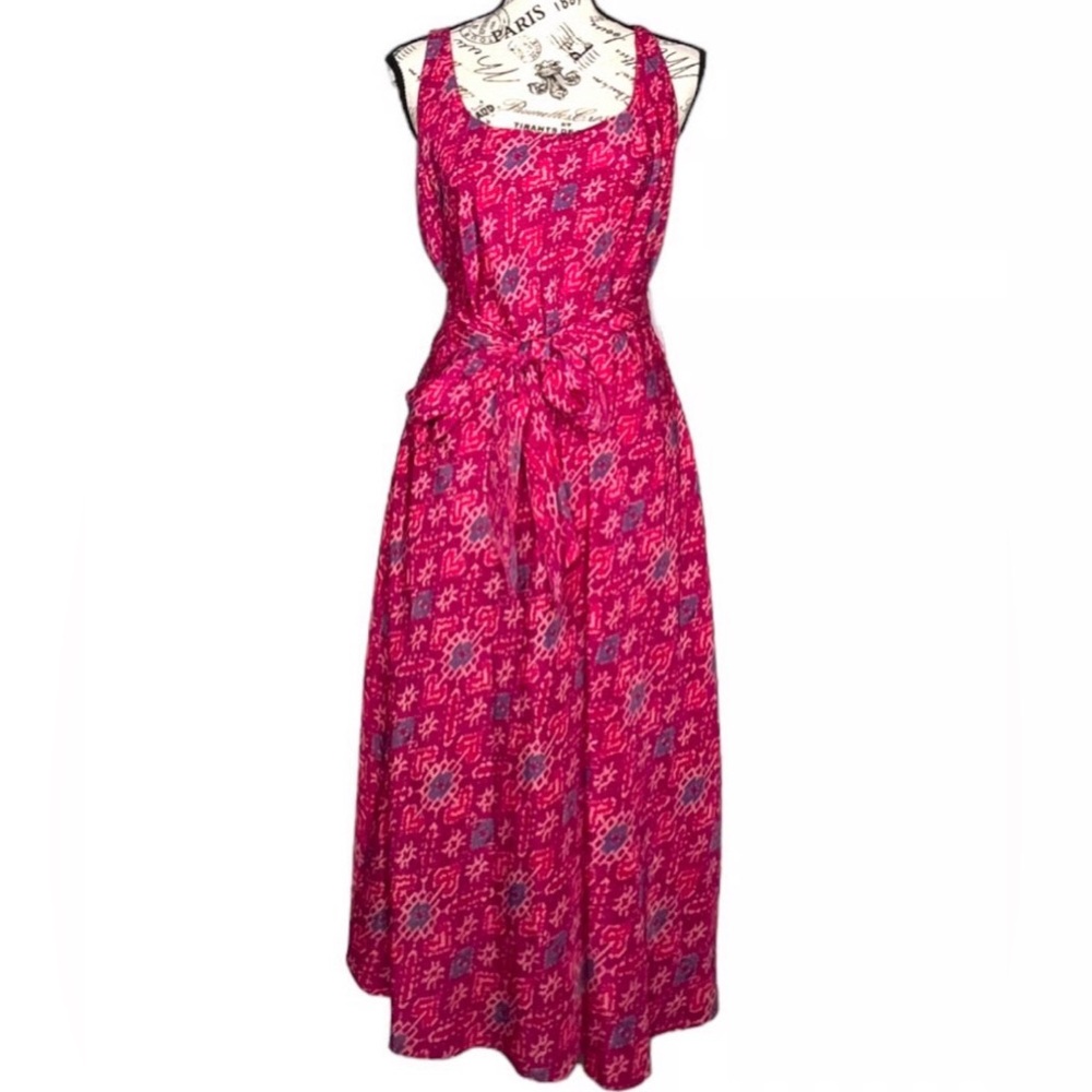 Ralph Lauren Pink Sleeveless Midi Dress - Picture 3 of 11